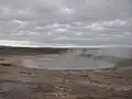 Vue de Geysir entre deux éruptions.