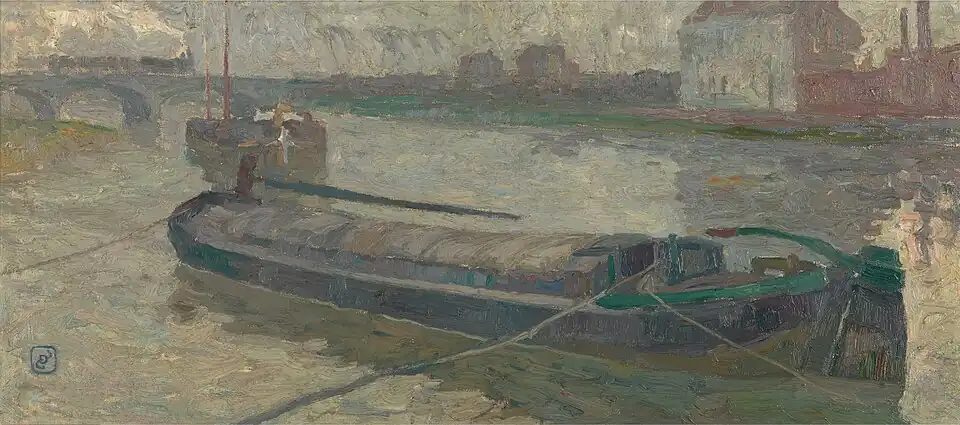 Vue sur le Pont de la Corde à Gand, 1906-1907Musée des Beaux-Arts de Gand