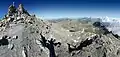 Panorama depuis le Bric Ghinivert, point culminant de la commune (3037 m).