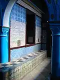 Intérieur de la synagogue de la Ghriba à Djerba