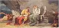 Felice Giani, Numa Pompilius recevant de la nymphe Égérie les lois de Rome, 1806