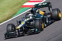 Photographie de Giedo Van der Garde lors de la première session d'essais libres du du Grand Prix