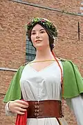 Alys de Comines, détail du buste
