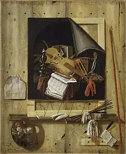Cornelis Norbertus Gysbrechts, Trompe-l'œil (1665).