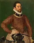Attribué à Gillis Claeissens (en), Portrait présumé de Gabriël Cambry, seconde moitié du XVIe&nbsp;siècle [545].