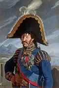 Joachim-Napoléon Ier, roi de Naples en habit militaire par Antonio Raffaele Calliano.