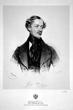 Giorgio Ronconi Lithographie par Josef Kriehuber