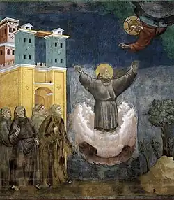 Saint François en extase, Giotto di Bondone, Basilique supérieure Saint François d'Assise.
