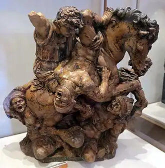 Giovan Francesco Rustici, La Bataille d'Anghiari, d'après Léonard de Vinci