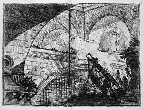 Planche XI : L'Arche aux gradins.