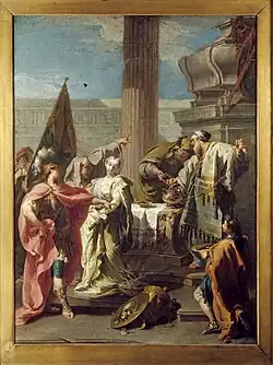 Le Sacrifice de Polyxène au tombeau d'Achille