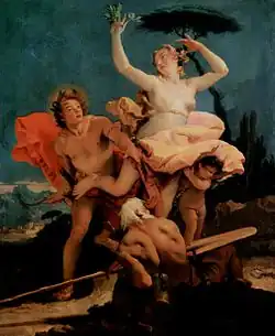 Apollon et Daphné (1744-1745). (c.1745) Gallerie dell'Accademia de Venise.