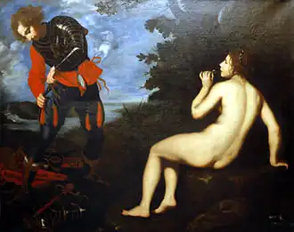 Giovanni Biliverti, Roger et Angélique, vers 1630.