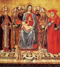 Vierge à l’Enfant avec Evêques et Saints