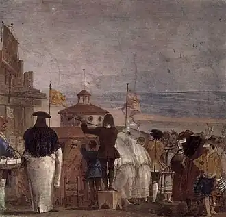 Fresque à la Villa Valmarana.