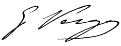 Signature de Giovanni Verga