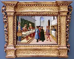 Banquet du Roi Totila (Miracle de Sans Savino), 1473