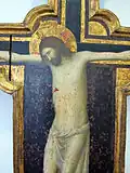 Détail de la figure du Christ.