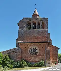 Entrée de l'Église Saint-Salvy.