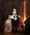 Giulia Grisi et Luigi Lablache dans Les Puritains de Bellini, par François Bouchot.