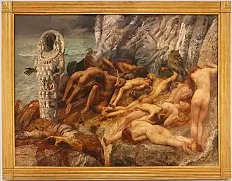 Diane d'Ephèse et les esclaves, entre 1895 et 1899, Rome, galerie nationale d'Art moderne et contemporain.
