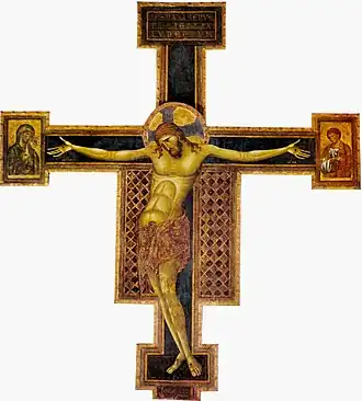 Giunta Pisano, vers 1250, H. 3,16 m. Bologne, San Domenico.