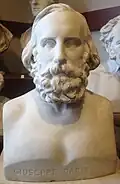 Buste de Giuseppe Garibaldi.