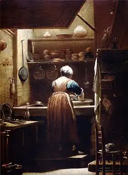 La Fille de cuisine(v. 1720)Musée des Offices.