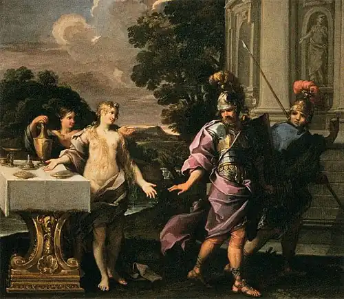 Les compagnons d'Armide et de Renaud (entre 1685 et 1690), musée du Louvre, Paris.