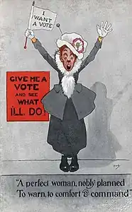Women's suffrage, 1912.