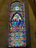 Vitrail de la Pietà.