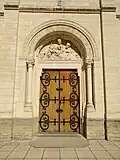 Porte de l'église de Gleizé