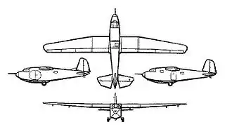Vue de l'avion.