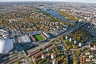 Globenområdet.