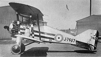 Vue de l'avion.