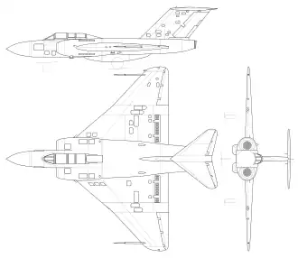 vue en plan de l’avion