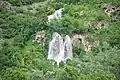 Les chutes d'eau de Glojéné