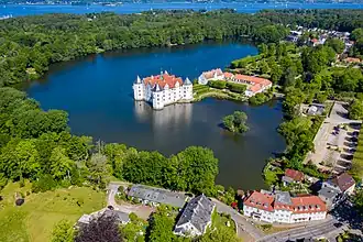 Château de Glucksbourg en Schleswig-Holstein, Allemagne.