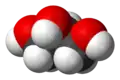 Formule en 3 dimension du glycérol.