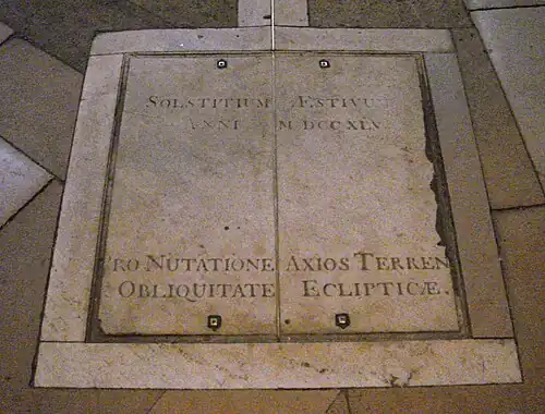 Plaque sud