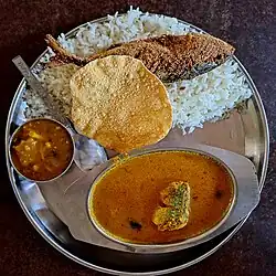 Un thali goanais.