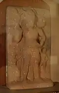Dieu jaïn de l'accouchement Naigamesha, Ier – IIIe&nbsp;siècle de notre ère.