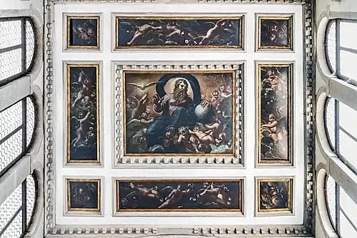 Dieu le Père et des anges, église San Giovanni Crisostomo.