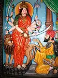 Bhâvanî donnant à Shivaji son épée.