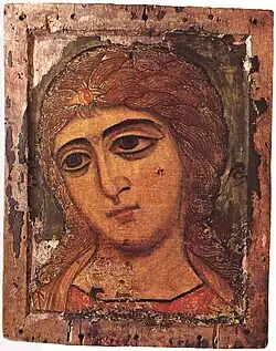 L'Ange aux cheveux d'or ou Archange Gabriel Novgorod (XIIe siècle)