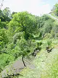 Les gorges depuis le chemin des Côtes.