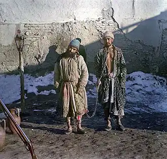 Prisonniers à Boukhara.