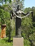 Sculpture représentative de Mère Bouriatie