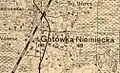 Gotówka sur la carte de l'Institut géographique militaire de 1931