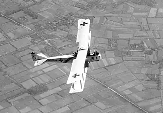 Vue de l'avion.